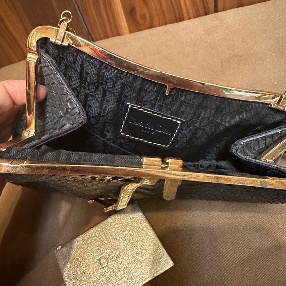 Iconic 2002 Python Dior small saddle bag. Excellent condition. - Picture 7 of 7